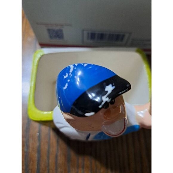 Vintage Napcoware Japanese Baseball Funny Ball in Mouth Planter Dish Decor C8222 - Picture 4 of 11